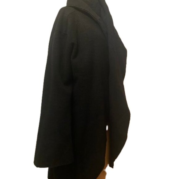 Norma Kamali Shawl Collar Vintage Coat Timeless & RARE! 80% Wool *Szd.(L)*FitOS - Picture 9 of 12